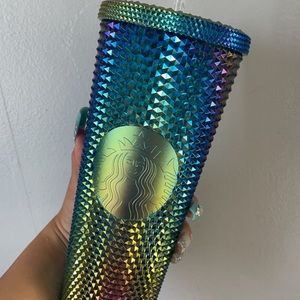 Oil Slick Studded Starbucks Cup